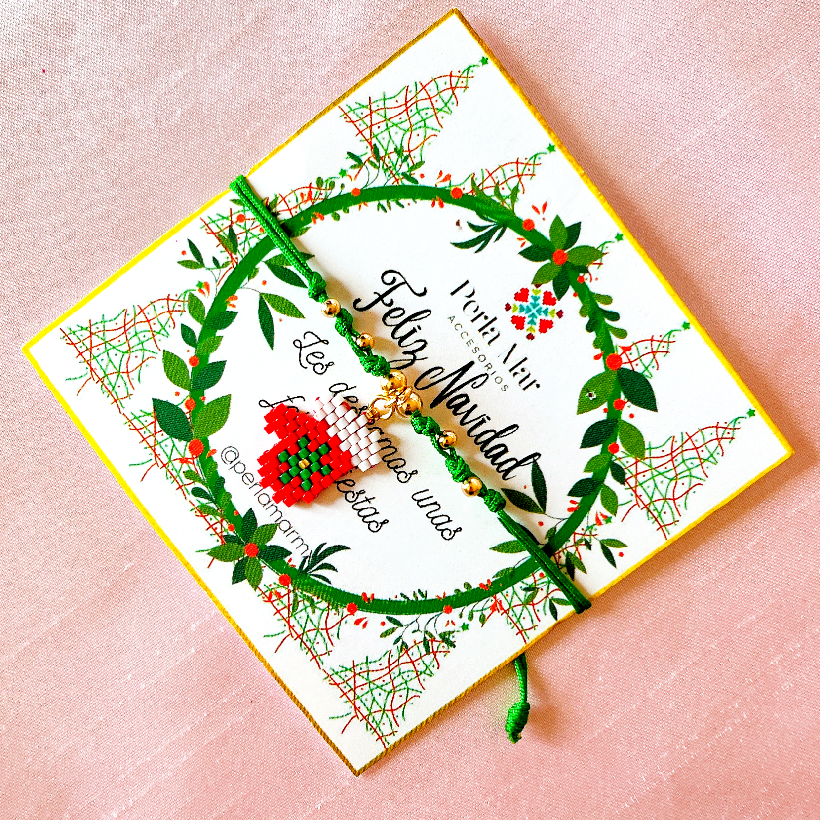 Pulsera guante navideño mini