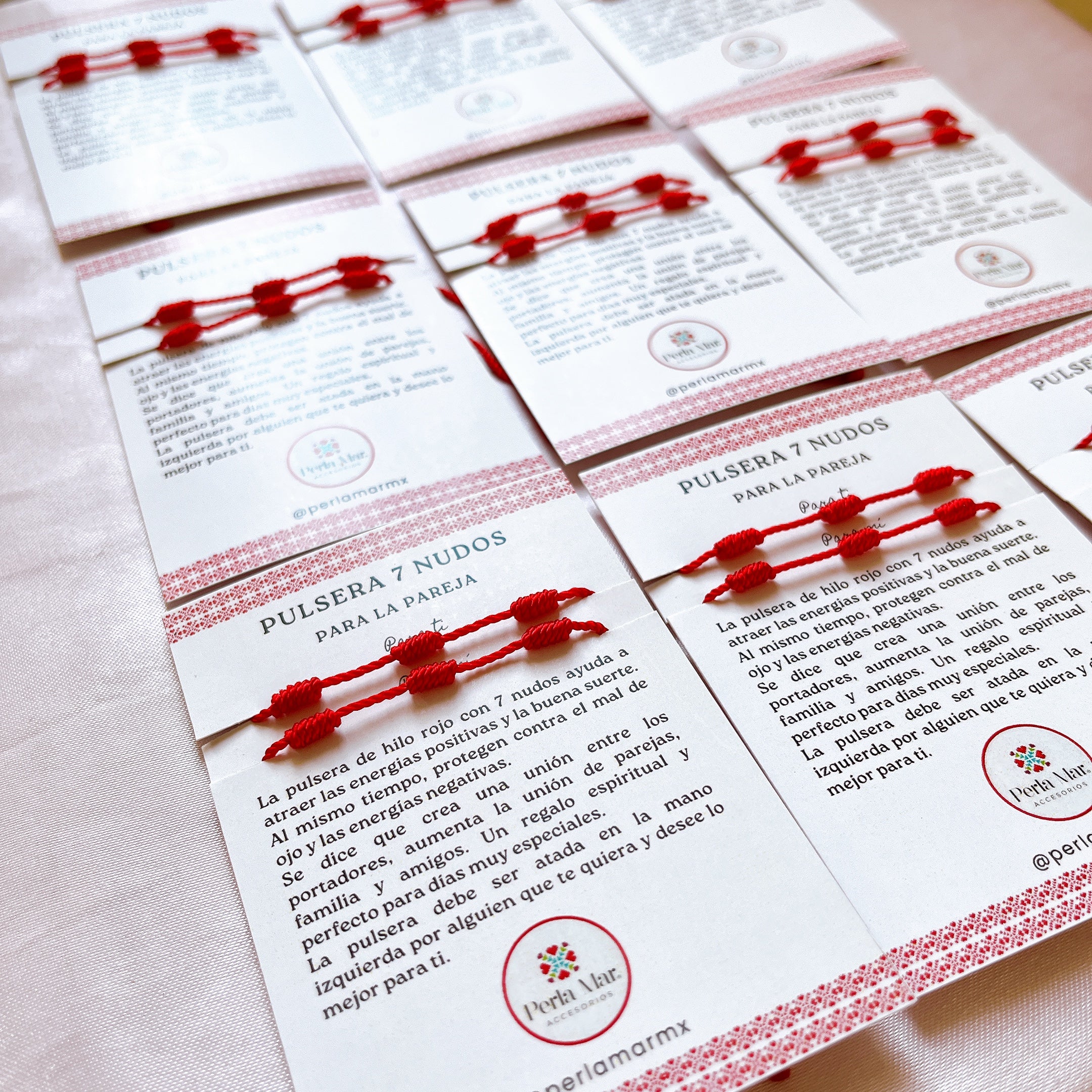 Dúo de pulseras 7 nudos