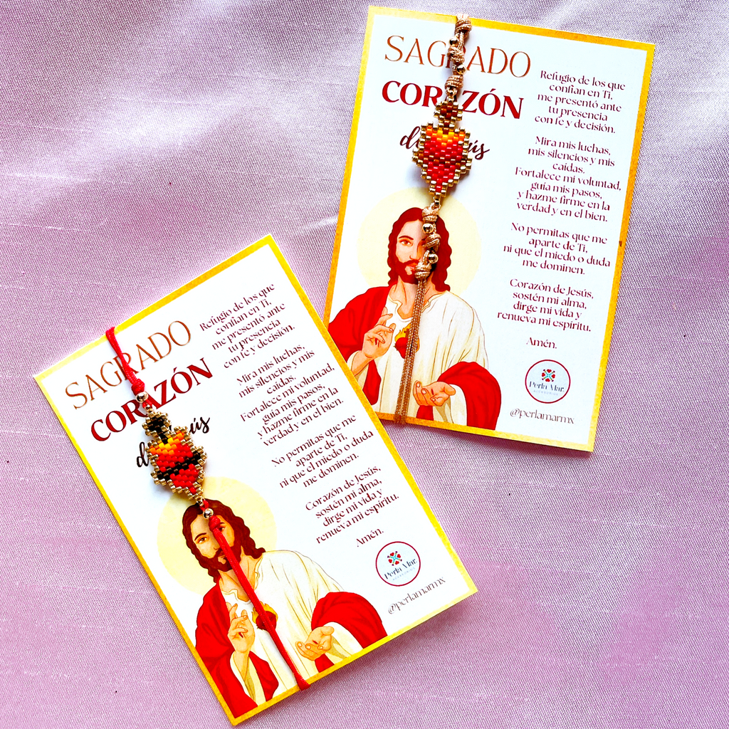 Pulsera sagrado corazón de Jesús chica