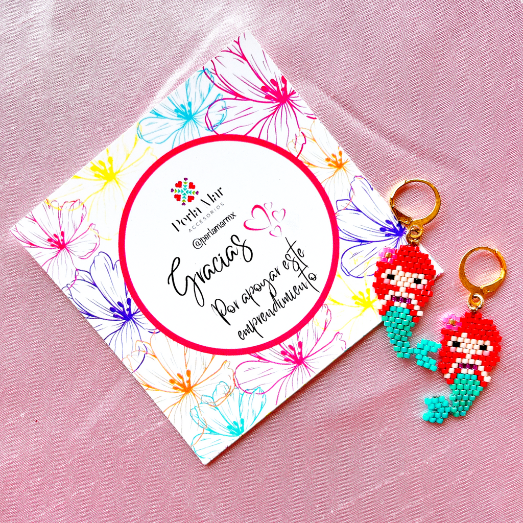 Aretes Miyuki princesas