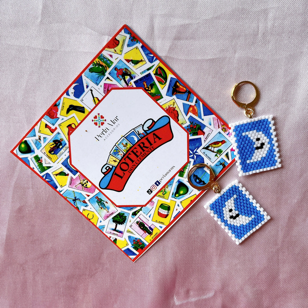 Aretes lotería mexicana