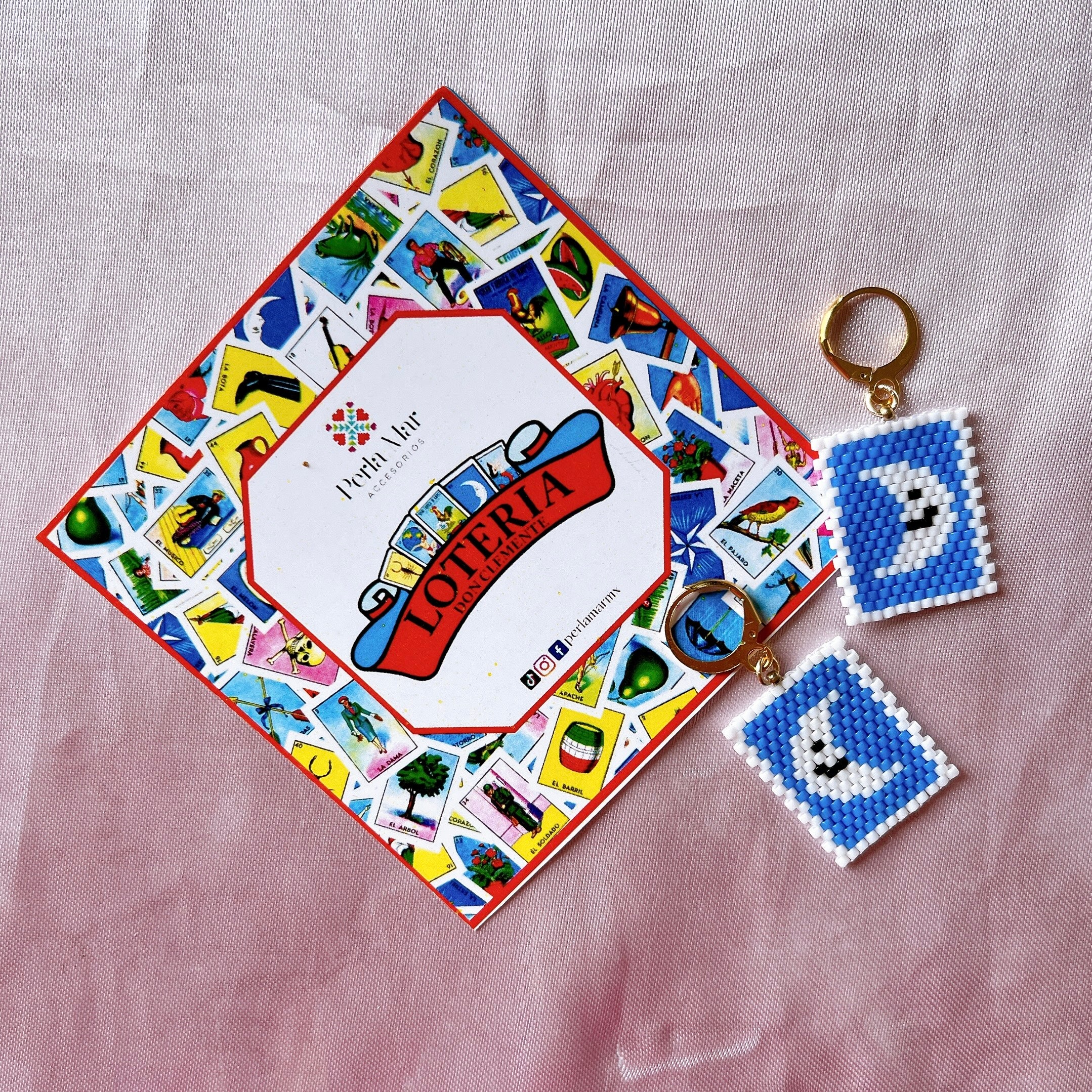 Aretes lotería mexicana