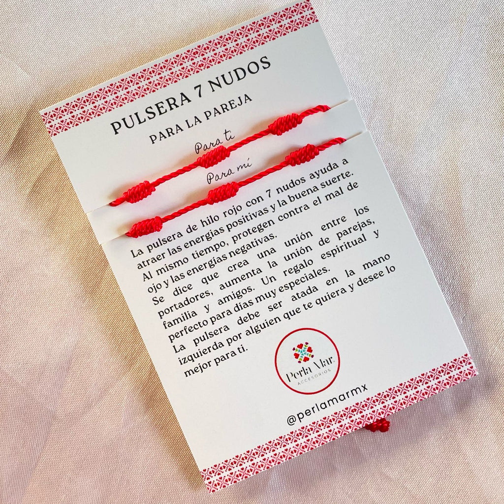 Dúo de pulseras 7 nudos