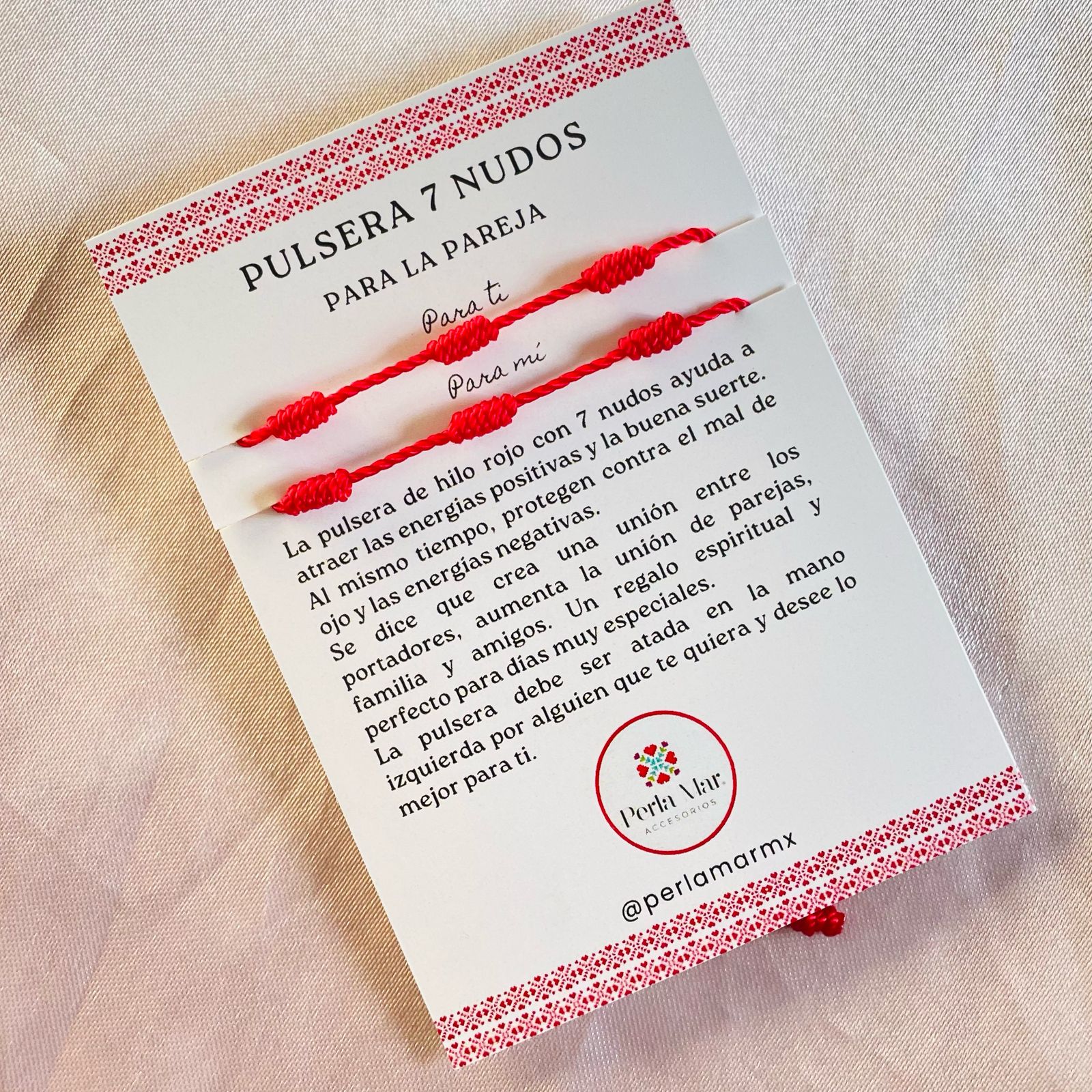 Dúo de pulseras 7 nudos
