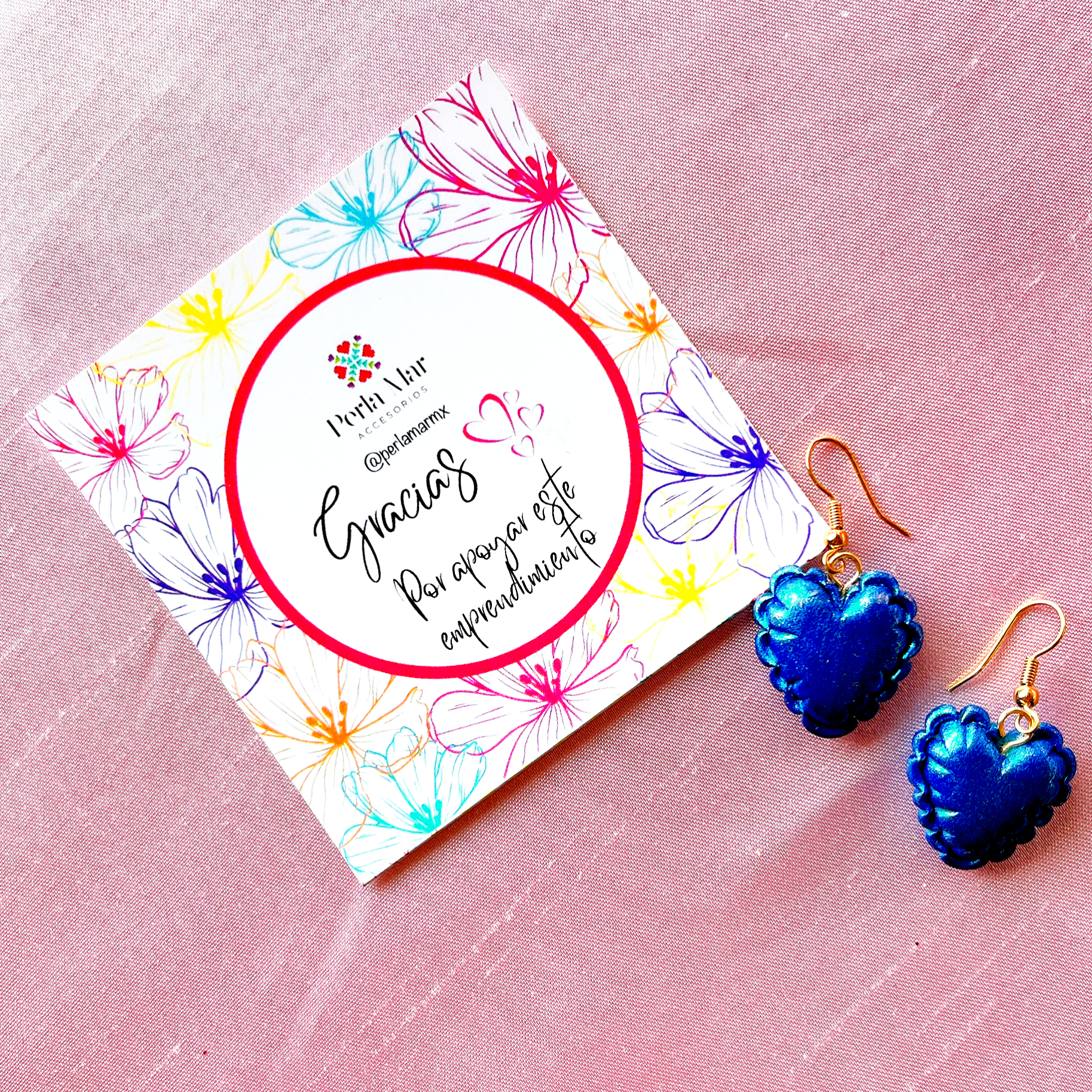 Aretes de pasta chicos