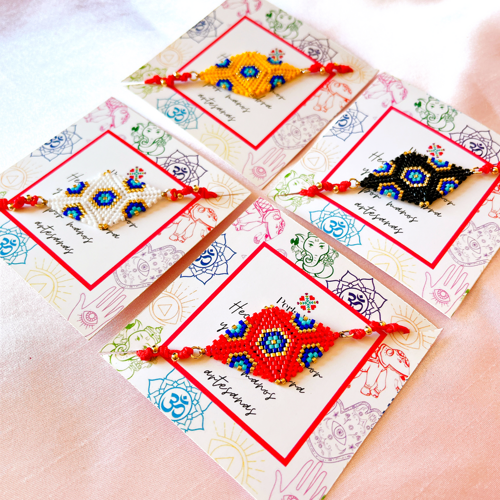 Pulsera rombo ojo turco