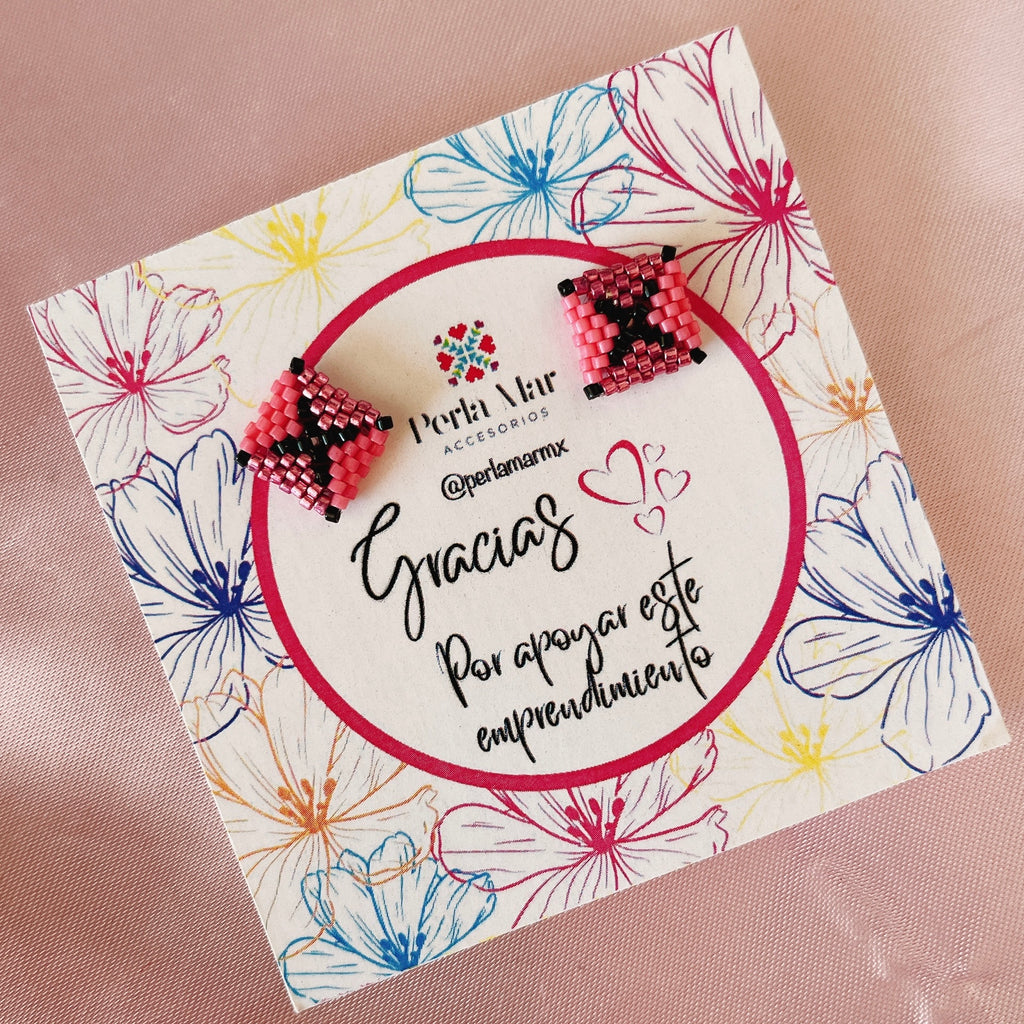 Aretes Cuadrados Miyuki