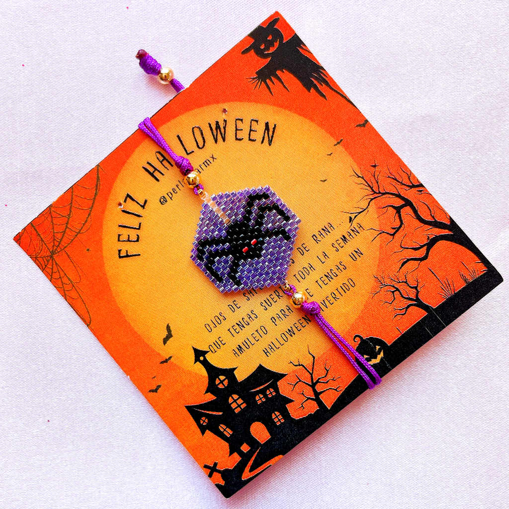 Pulsera araña hexágono