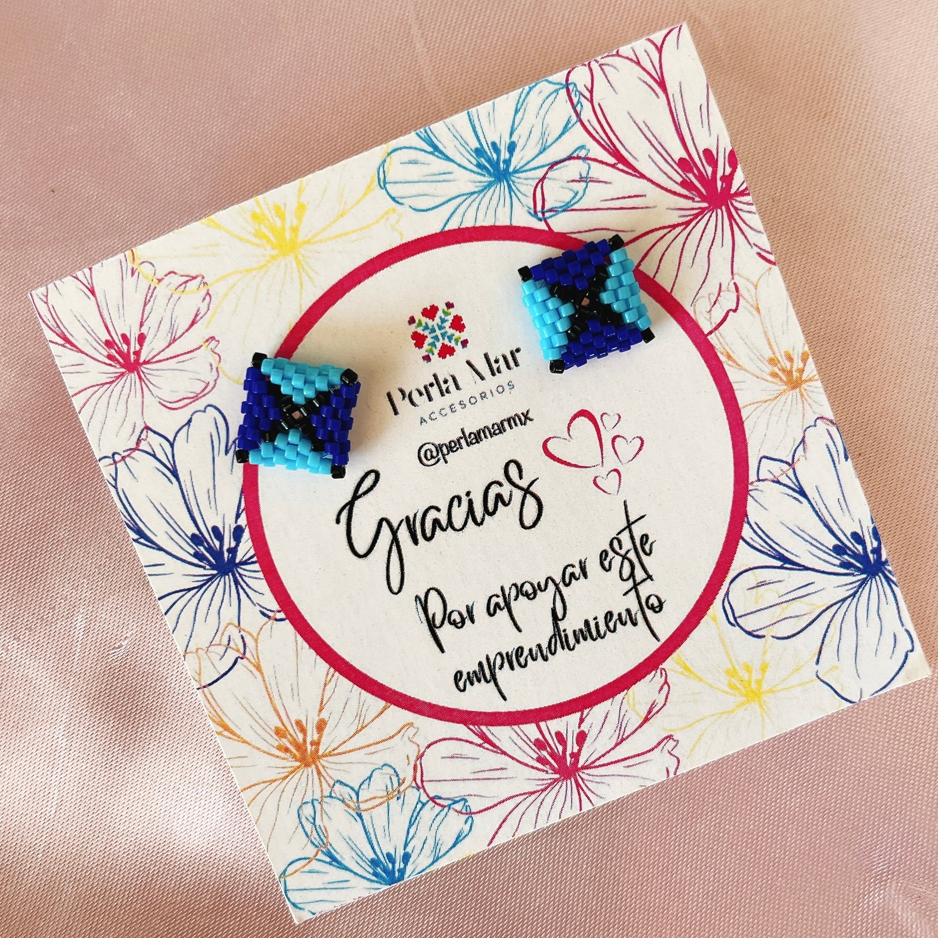 Aretes Cuadrados Miyuki