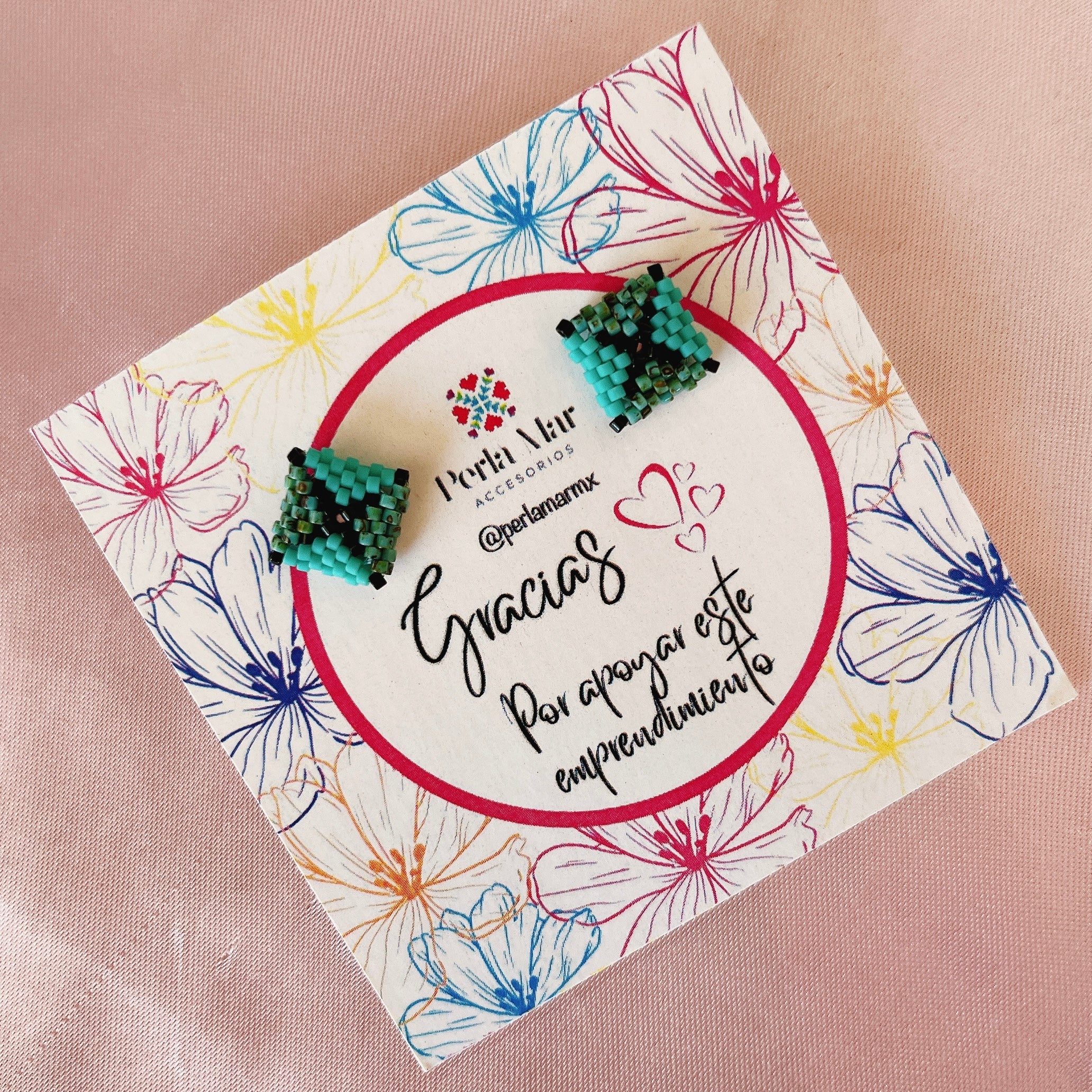 Aretes Cuadrados Miyuki