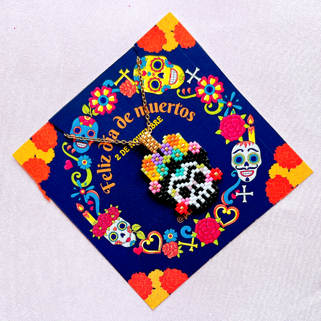 Collar calavera Frida