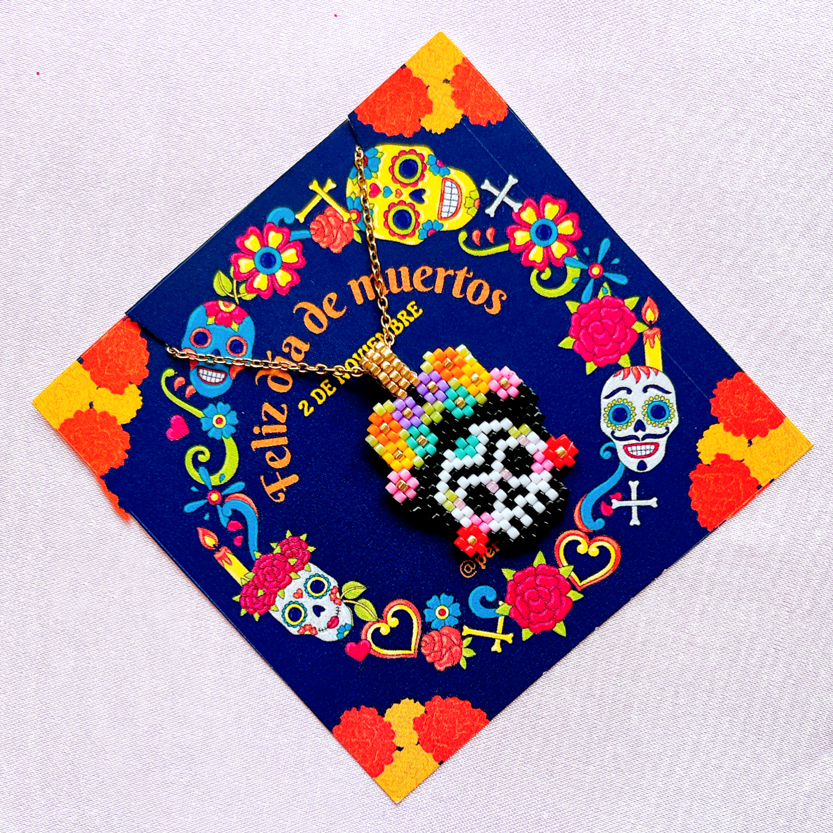 Collar calavera Frida