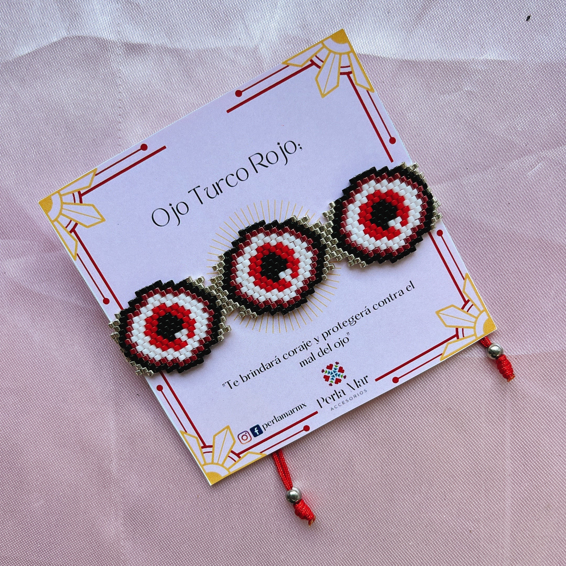Pulsera ojo turco triple Miyuki