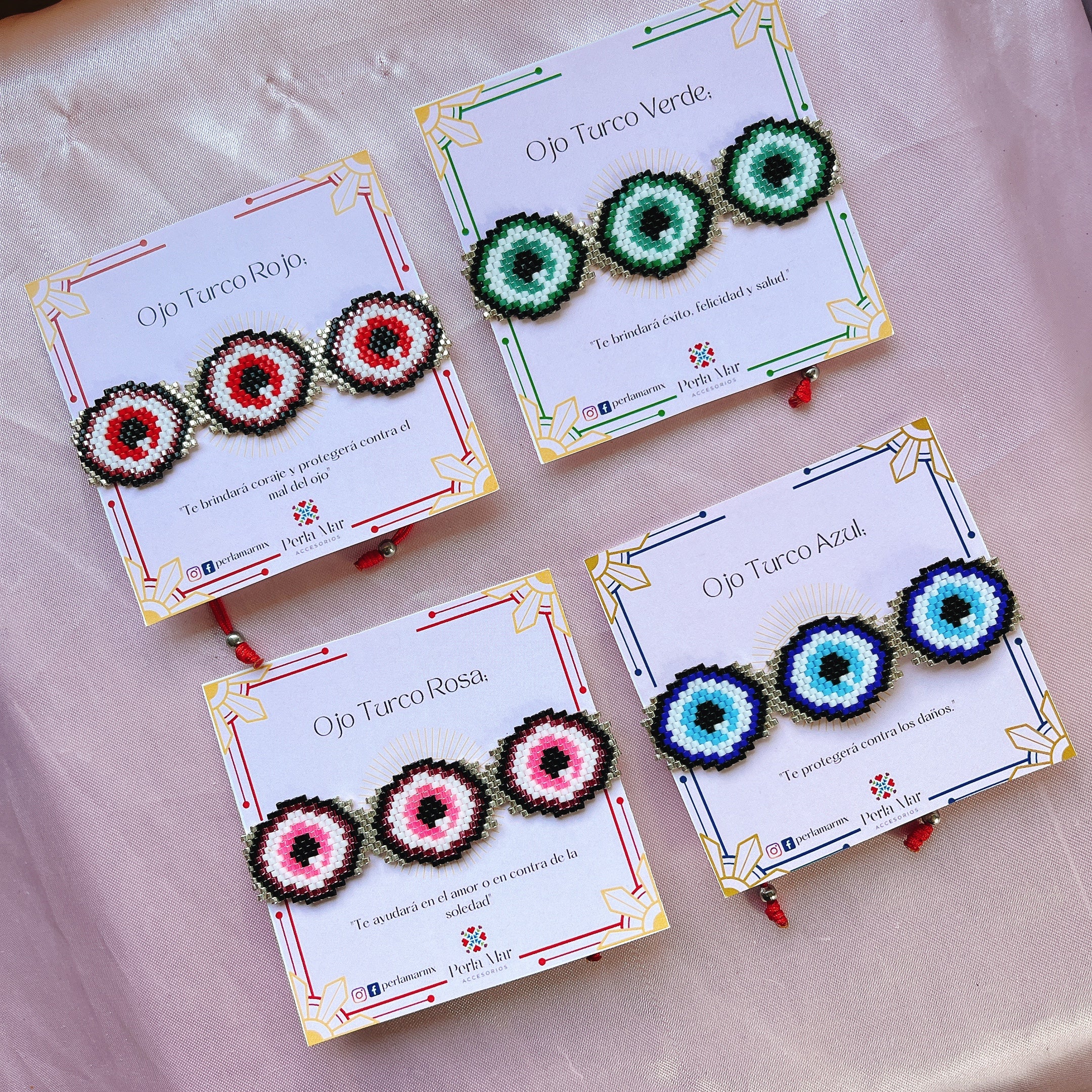 Pulsera ojo turco triple Miyuki