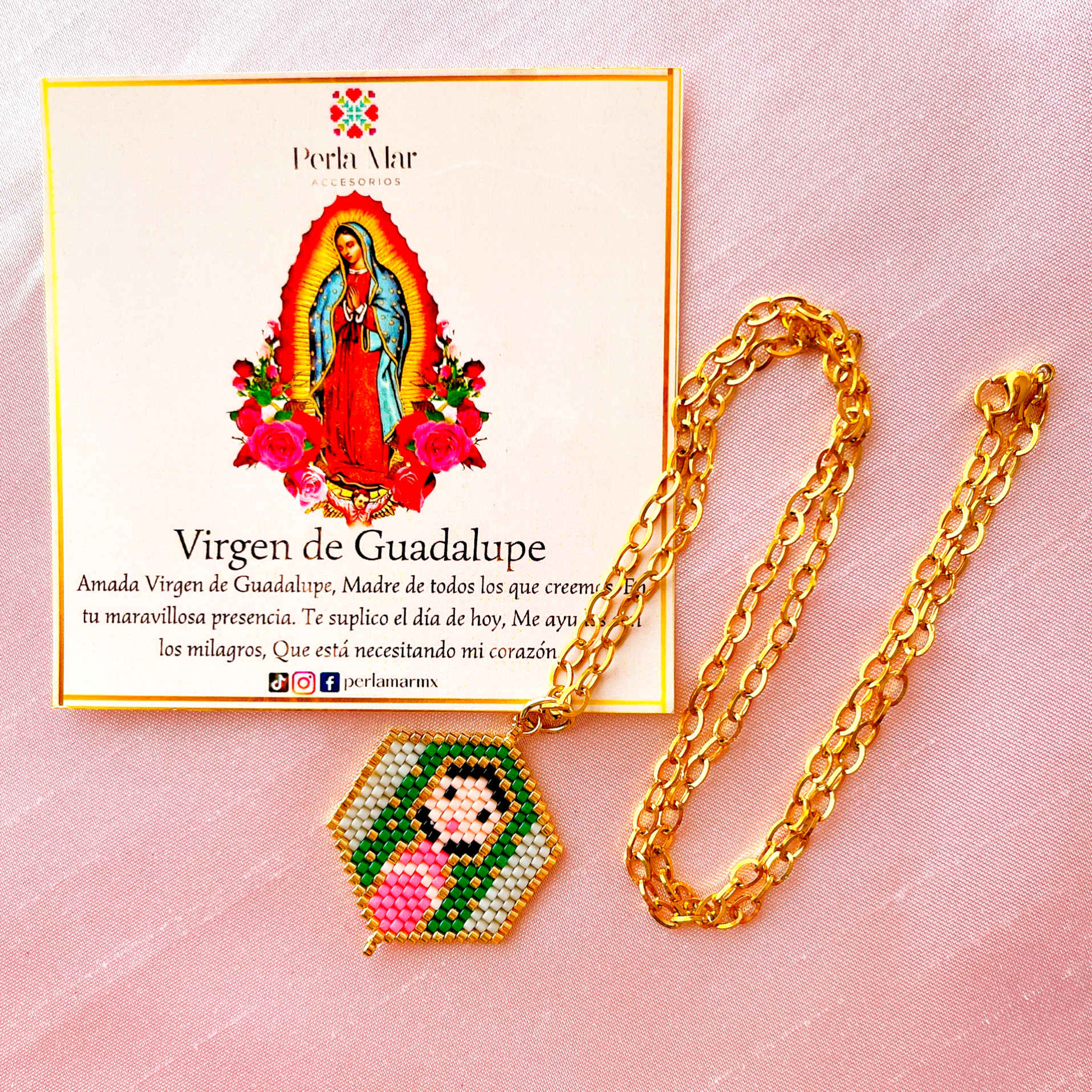 Virgen de Guadalupe hexágono
