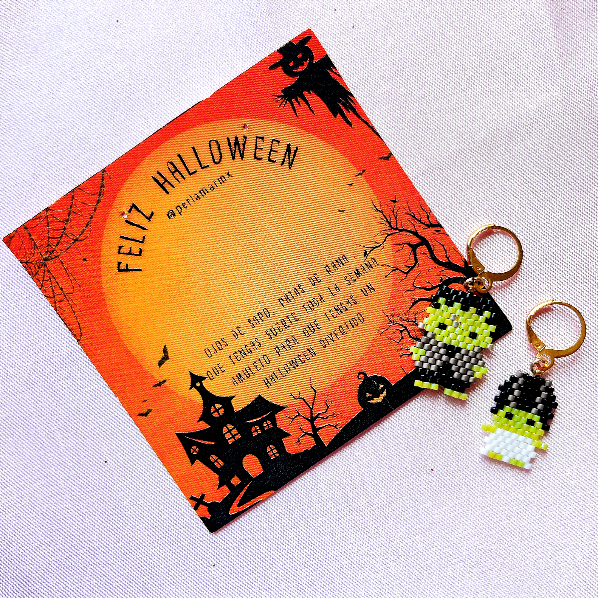 Aretes Sr. Y Sra. Frankenstein