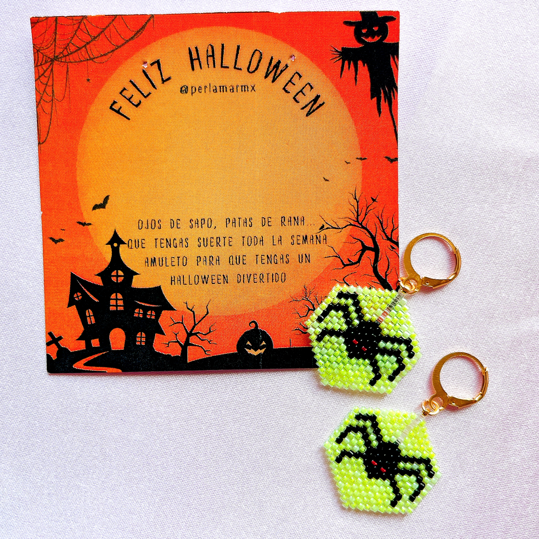 Aretes araña hexágono