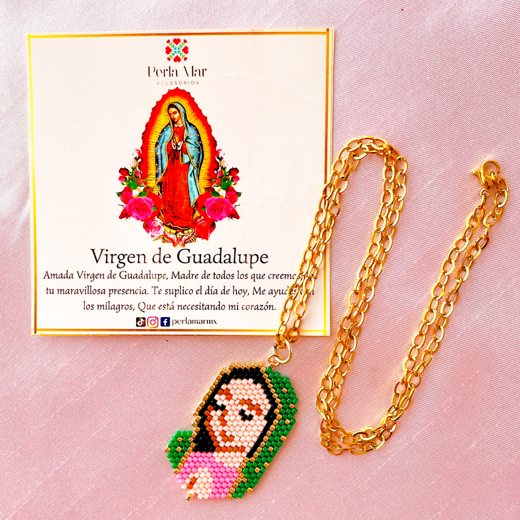Virgen de Guadalupe carita mediana
