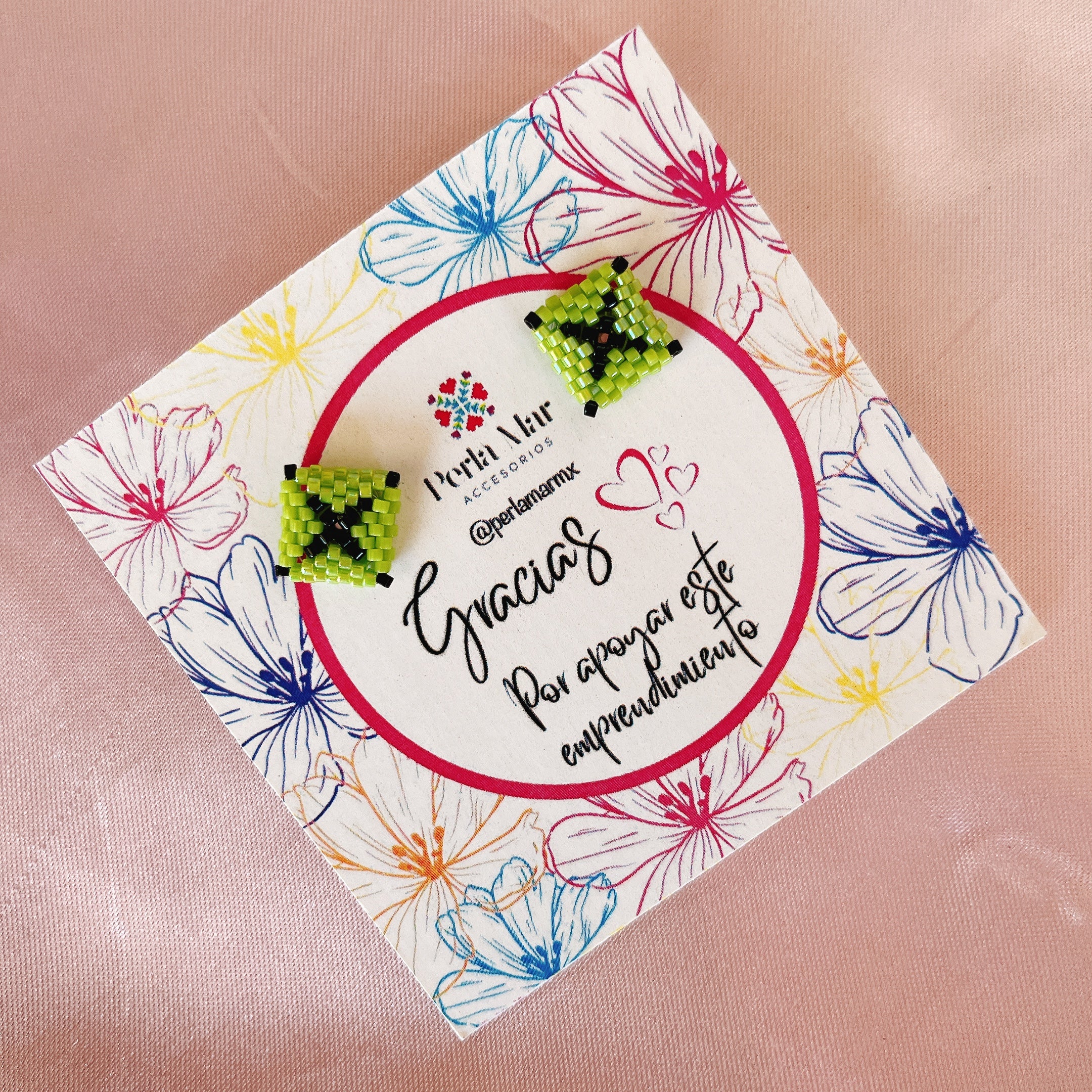 Aretes Cuadrados Miyuki