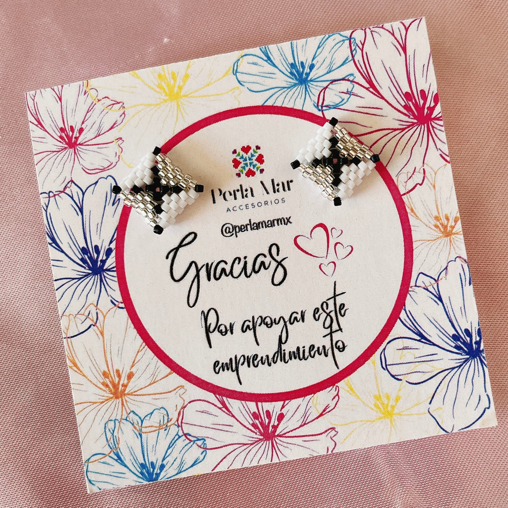 Aretes Cuadrados Miyuki