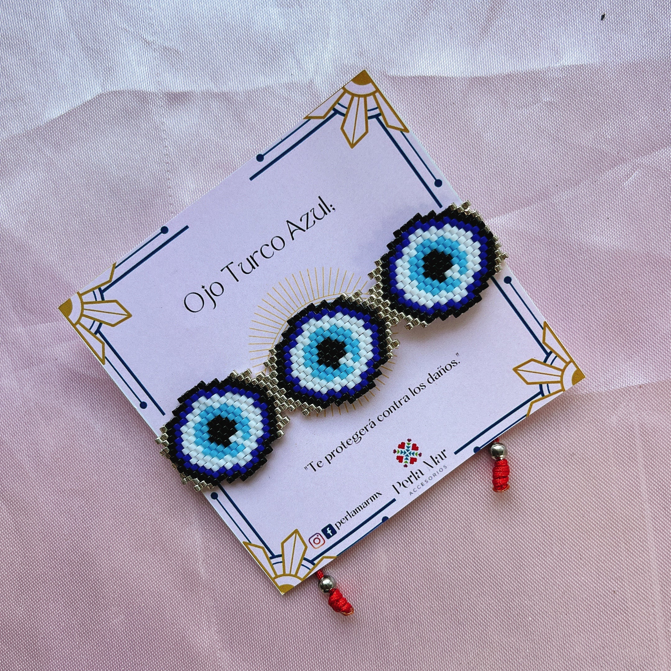 Pulsera ojo turco triple Miyuki