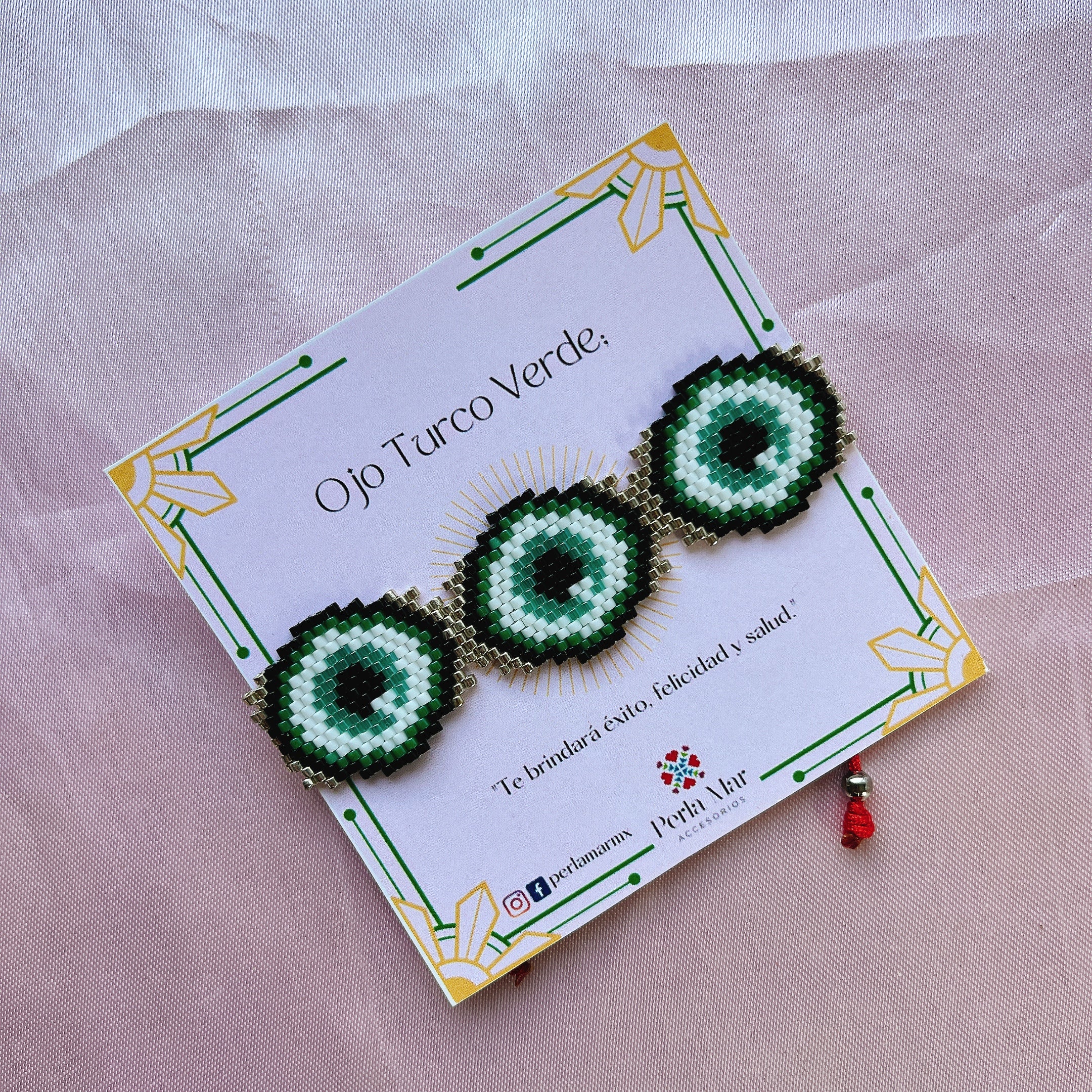 Pulsera ojo turco triple Miyuki
