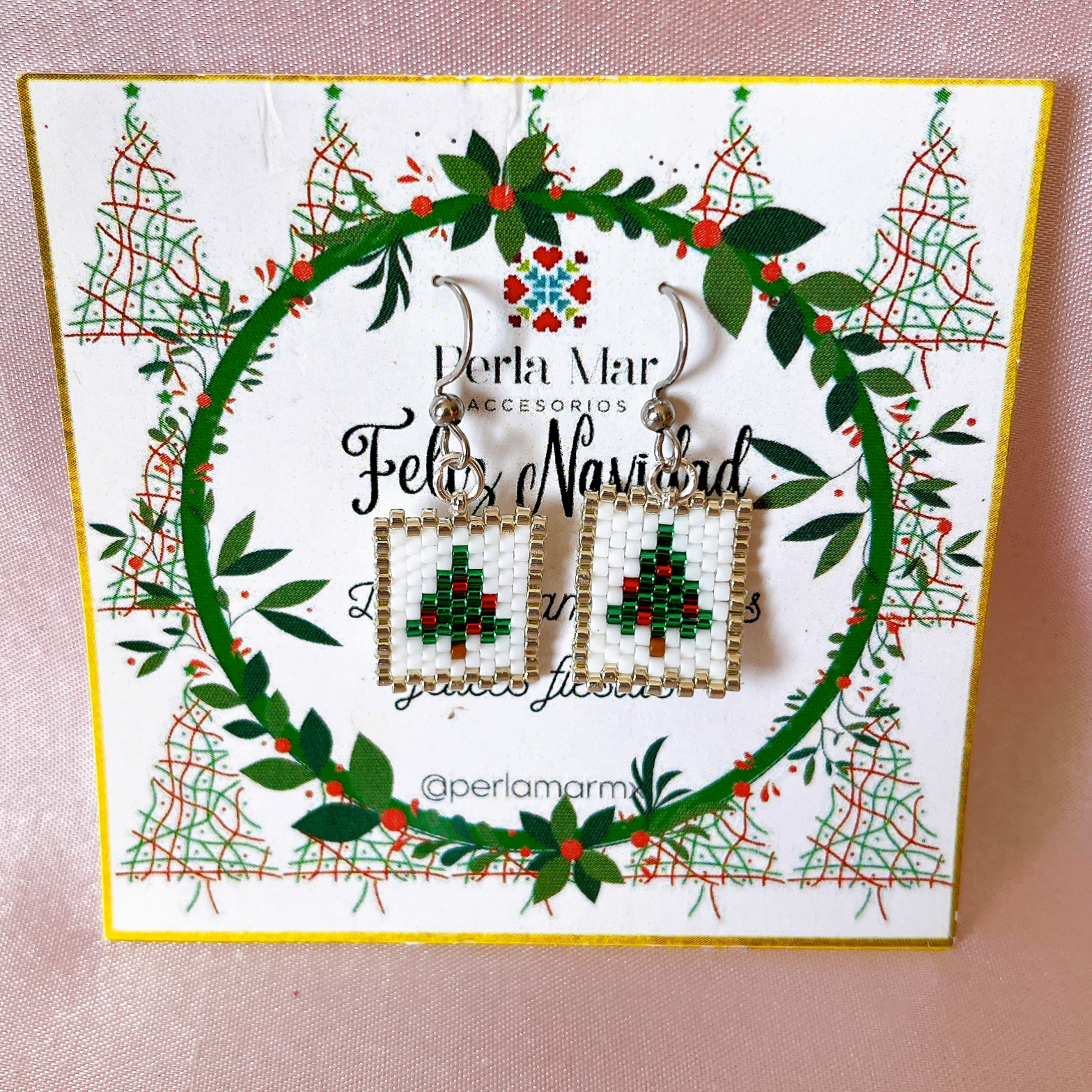 Aretes navideños mini