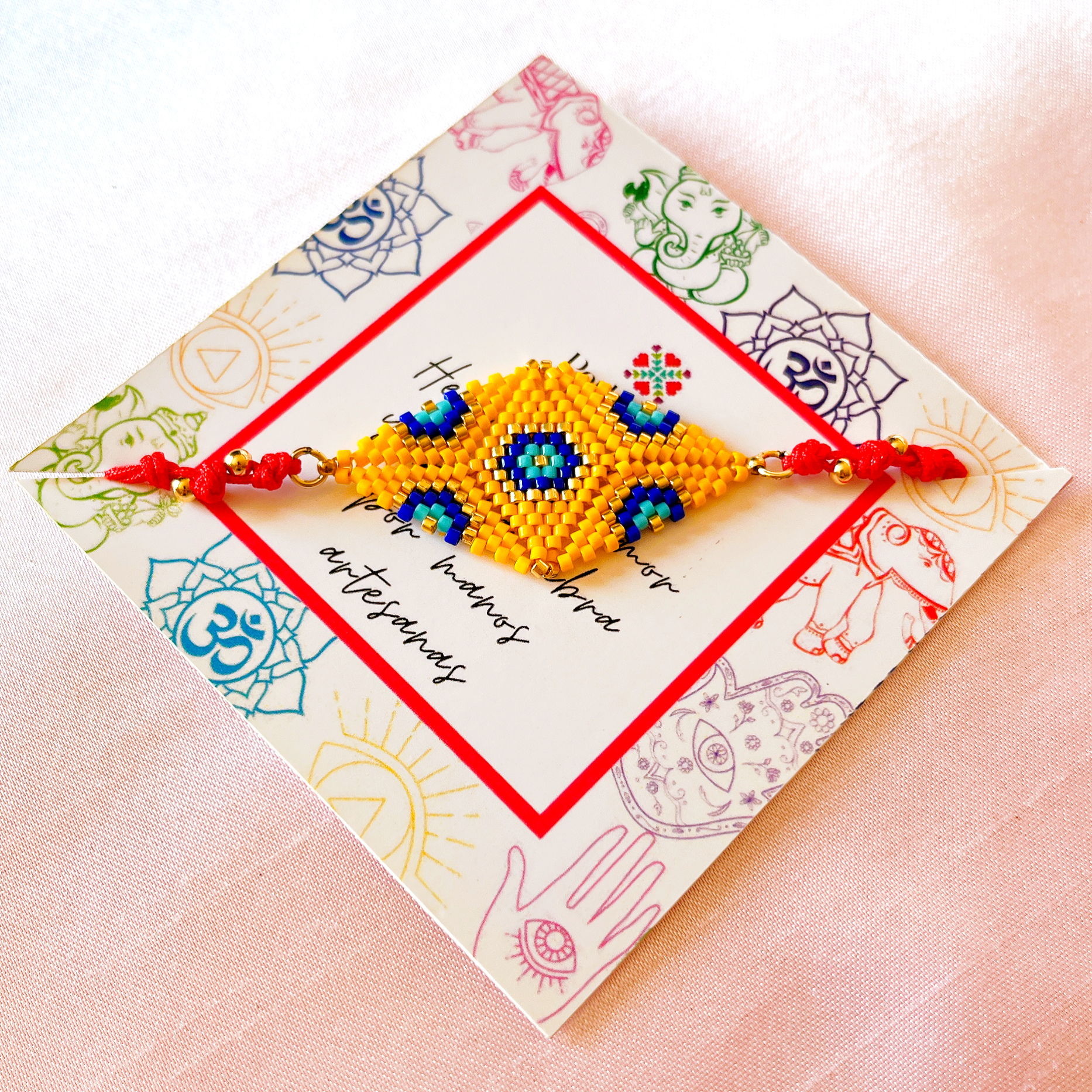 Pulsera rombo ojo turco