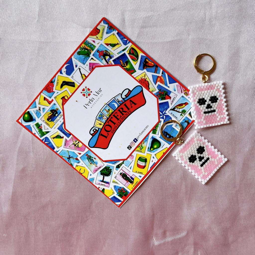 Aretes lotería mexicana