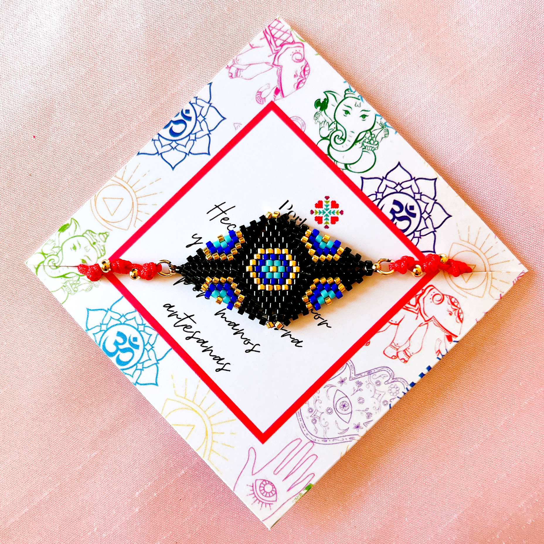 Pulsera rombo ojo turco