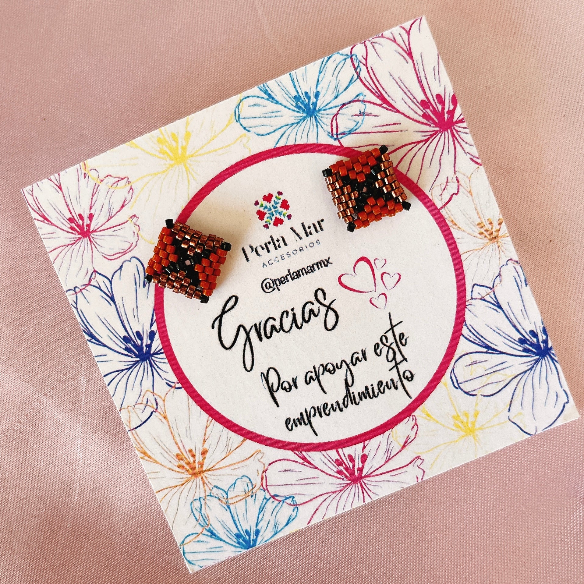 Aretes Cuadrados Miyuki