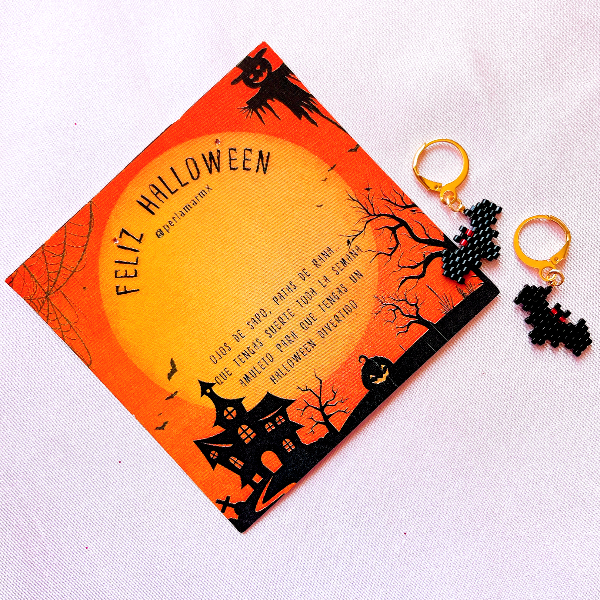 Aretes murciélago mini